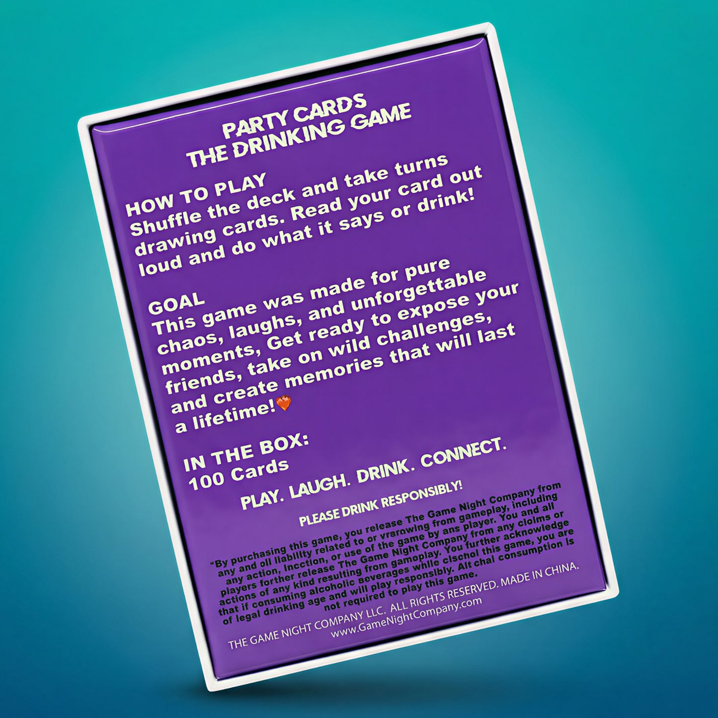 Party Cards: The Drinking Games - 7-In-1 Card Game For Adults, Friends,Parties, Pool and Game Night Fun